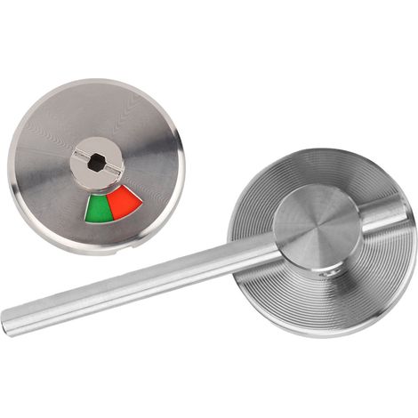 Anzeige für Privatsphäre: Türschloss frei/besetzt. Anzeige für öffentliche Toilette (WC). (1/5)