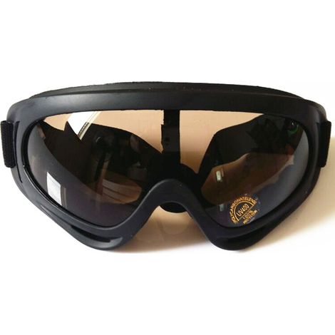 Lunettes X400 anti-sable, antichoc, tactiques, coupe-vent, tout-terrain, marron, pour moto (1/5)
