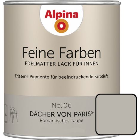 Alpina Feine Farben Lack No. 06 Dächer von Paris taupe edelmatt 750 ml Buntlacke (1/3)