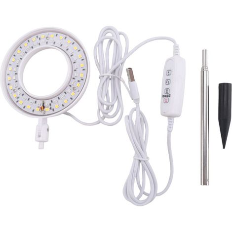 Lampe LED pour plantes d'intérieur, lampe halo, minuterie automatique 4/8/12/18 heures, pour bonsaïs, plantes grasses et petites plantes.-AquaForge