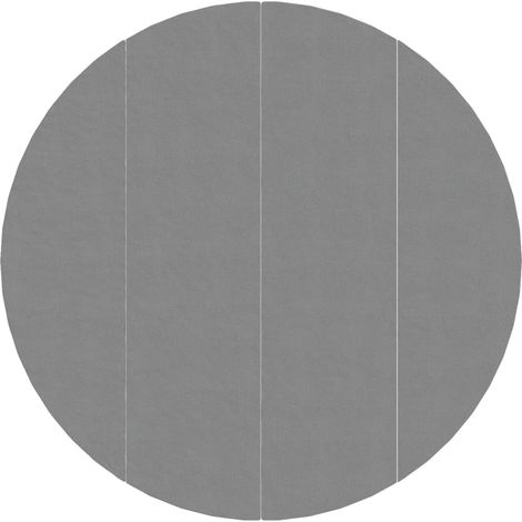 vidaXL Pool Ground Sheet Ø 500 cm Round Non-woven Fabric Light Grey (1/5)