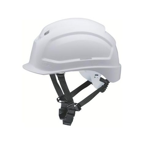 UVEX Schutzhelm Bauhelm pheos S-KR 9772 kurzer Schirm Drehrad weiß