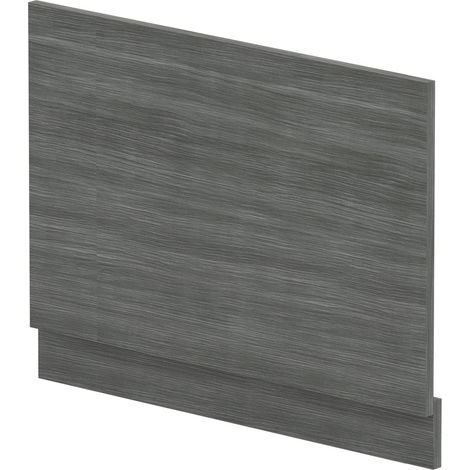750mm Bath MFC End Panel & Plinth - Woodgrain Anthracite