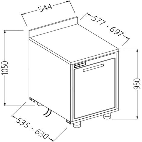 Arrière comptoirs réfrigérés/ TN / moteur à distance - Diamond