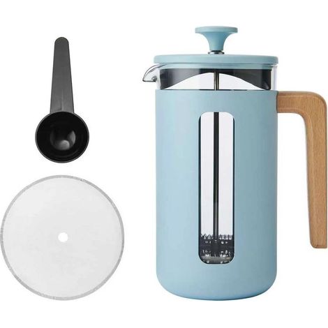 Caffettiera la cafetière Pisa azzurro cielo 15x10x25 cm