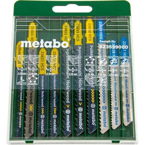 Stichsägeblattsortiment SP 10teilig f.Holz/Metall/Kunststoffe Metabo (1/4)