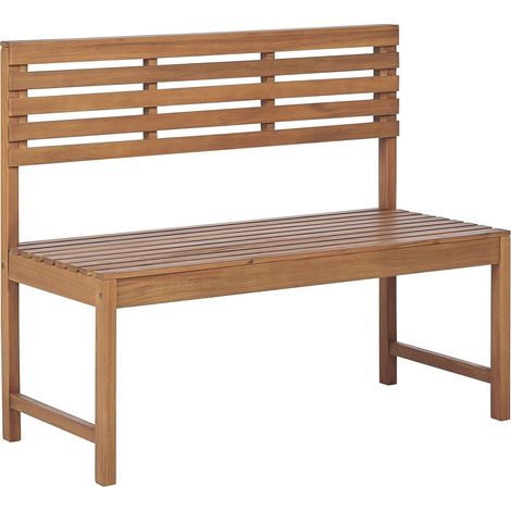 Gartenbank TREIA 110 cm Akazienholz Braun