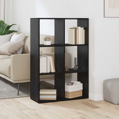 Book Cabinet Black 69.5 x 29 x 103.5 cm Engineered Wood vidaXL