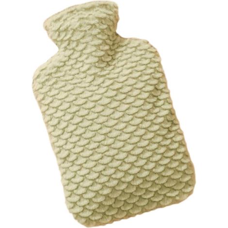 Bouillotte - Bouillotte en PVC - Taille M - Capacité 1000 ml - 26 x 16,5 cm - Diffusion de chaleur longue durée - Bouillotte confortable - Bouillotte épaisse - Chauffe-mains - Maintient au chaud - Ind (1/5)