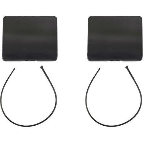 Lot de 2 caches de trappe de cric pour pare-chocs de bas de caisse (réf. 1406980330) pour Mercedes-Benz Classe S W140 W220 (2000-2006) - Accessoires auto (1/5)