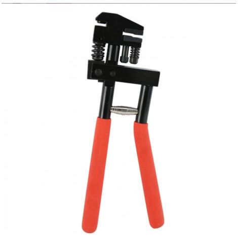 QORVA-pince à sertir et poinçonner, 2 en 1 pince à soyer et de poinçonnage de tôle, 5 mm, pince à poinçonner robuste pour tôle (1/5)