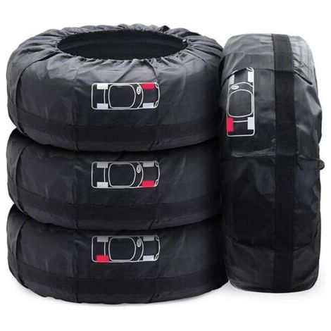 Pair - Lot de 4 Housses de Pneus de Secours de Voiture 19-23\" Imperméable Anti-poussière Housses de Protection de Roue de Voiture(diamètre 80 cm) (1/5)