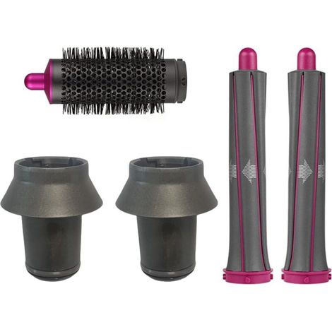 Convient pour 5 accessoires de bouclage automatique pour sèche-cheveux Dyson Supersonic, barils de bouclage, brosse volumisante, peigne et adaptateur magique (1/5)