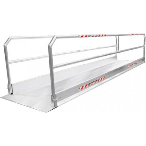 Rampe d'accès pour piétons - Longueur de 3m26 pour un fossé de 2.60m - Capacité de charge max 400kg/m² - Vendue à l'unité - MPP32/10U