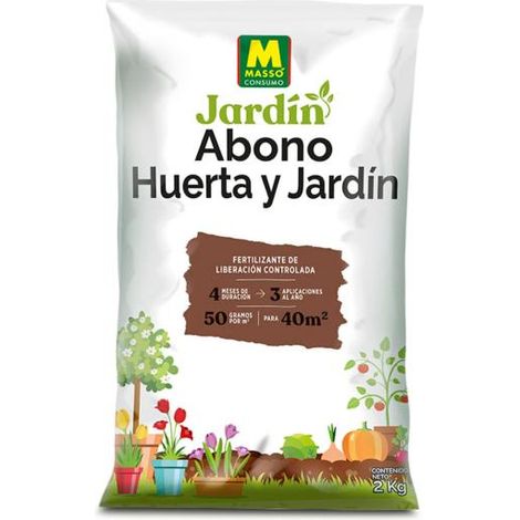 Abono polivalente granulado MASSÓ huerto y jardín 2 Kg -