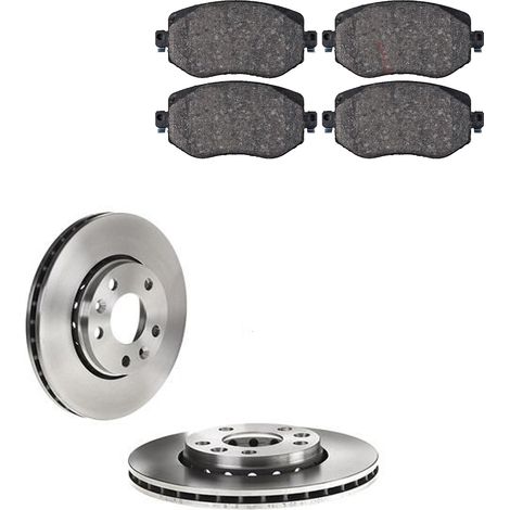 KIT FRENI ANTERIORI compatibile con RENAULT MEGANE IV SPORTER (K9A/M/N) - DISCHI + PASTIGLIE OEM: P 68 068 / 17976 /SOSTITUZIONE DIRETTA/BASSA POLVERE/SILENZIOSO (1/5)