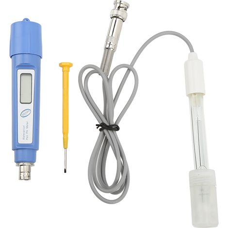 PH‑03(II)D Testeur de pH Portable Étanche pour Aquaculture, Mesureur d'Acidité Qualité de l'Eau (1/5)
