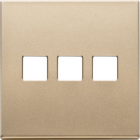 VIMAR - 22685.3.88 Placa plana BS 3Mx3, oro satinado