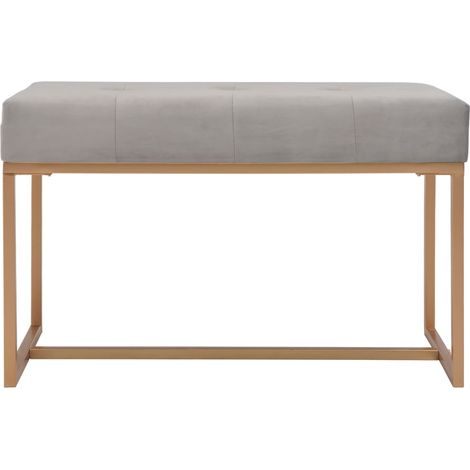 Maison Exclusive - Bank 80 cm Grau Samt