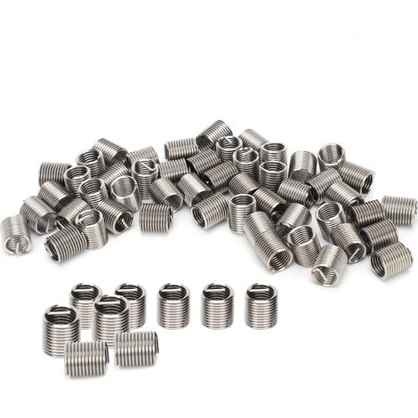 50 inserts filetés, écrou réducteur mâle-femelle, outil de réparation, attache de fil en acier inoxydable M7x12D (1/5)