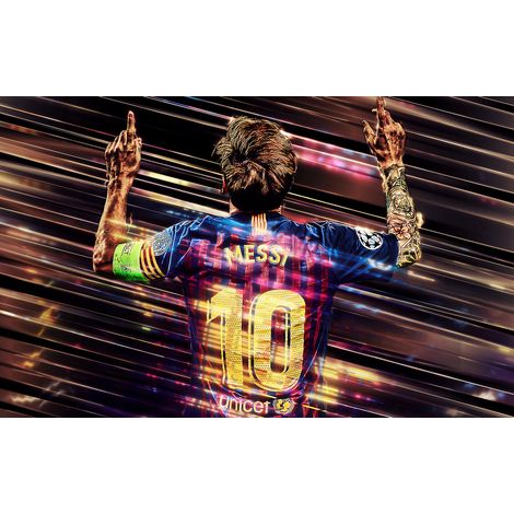 Papier peint panoramique Football - Joueur de Foot - 130 cm x 81 cm (1/2)