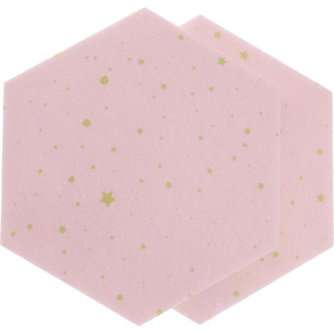 Panneaux muraux hexagonaux en feutre autocollant 2 pièces 9 (1/5)