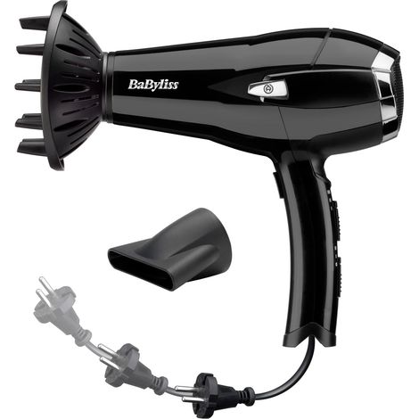 BaByliss Hair Dryer Cordkeeper 2000 black Schwarz (D374DE)