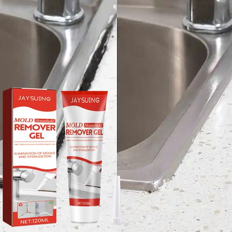 Anti-Schimmel-Gel für Küchen- und Badezimmerwände, Mehrzweckreiniger gegen Flecken und Schimmel, Haushalts-Wandreinigungspaste – 120 ml -- BIEMMEDUE (1/5)