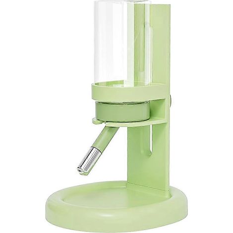 Tropffreie Wasserflasche für Hamster und Meerschweinchen mit verstellbarem Ständer, auslaufsicherer Wasserspender für Kleintiere (grün). (1/5)