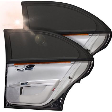 Sonnenschutz fürs Auto, 2-teiliges Sonnenschutzset für Kinder und Haustiere, blockiert UV-Strahlen und bietet Sichtschutz, kompatibel mit 98 % aller Fahrzeuge (1/5)