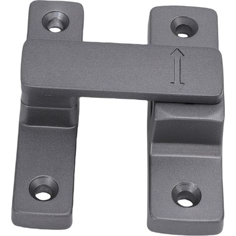 Verrou de porte grange à poche loquets pivotants 90/180 degrés jardin (1/5)
