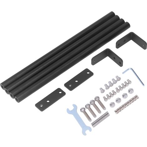 Ensemble de tiges de soutien en alliage d'aluminium S4, biellettes métalliques avec connecteurs, accessoires pour imprimante 3D (1/5)