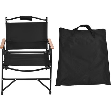 Plieuse Siège Ergo Capacité 120kg Transportable Confortable Chaise Extérieur Barbecue Camping Pêche (1/5)