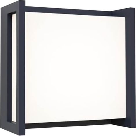 Applique murale extérieure Qubo LED anthracite 9,5 W 4000 K IP54 (1/3)