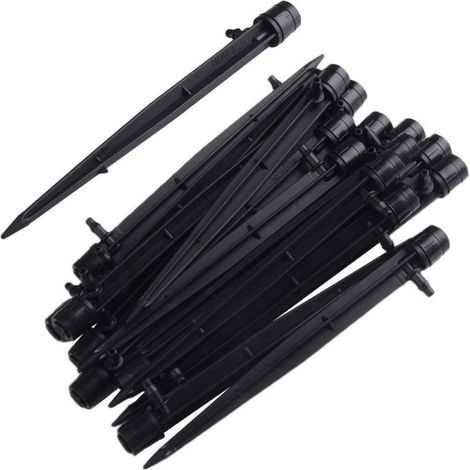 25/50 pezzi gocciolatori per irrigazione a flusso d'acqua regolabile a 360 gradi, sistema di gocciolamento con emettitore a punta, modello Home & Garden Store per tubi da 4 mm/7 mm (25 pezzi)