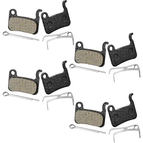 PL4 paires de plaquettes de frein pour vélo, plaquettes de frein à disque semi-métalliques en résine de rechange (1/5)