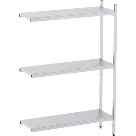 Rayonnage en Acier Inoxydable d'Angle - 630 à 930 mm - 3 Niv - P400 - Distform