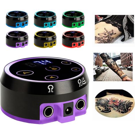 Régulateur de Tension pour Machine à Tatouage - Alimentation LED Précise - Transformateur Professionnel - Prise Européenne (1/5)