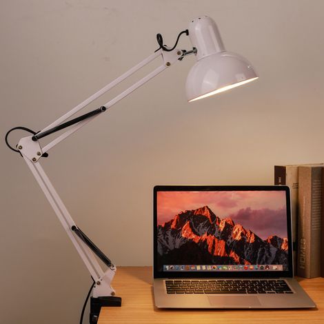 de lecture LED avec pince lampe de table flexible et