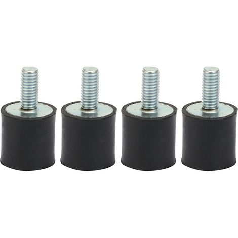 4 Pièces Silentbloc Anti Vibrations, Caoutchouc Métal Amortisseur Bruit pour Compresseur Pompe Moteur Bateau Auto(VD1515 M512) (1/5)