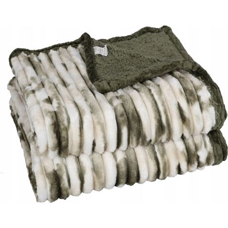 Coperta Inno "orsacchiotto-agnellino" con motivo soffice, 3 pezzi, 160x200 (1/2)