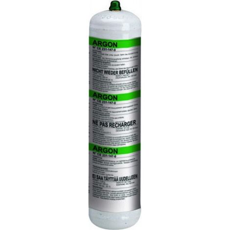Telwin – Bouteille de gaz argon 1L – Gaz de protection pour soudures TIG – Non rechargeable – Adaptée à tous types de métaux