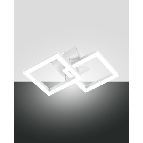 Bard Plafonnier Led Moderne 21W Blanc 3394-28-102 Fabas Luce (1/2)