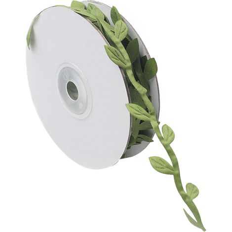 Guirlande De Feuilles En Tissu - 10 M - Pour Couronnes Décoratives Et Décoration Intérieure Extérieure - Lot De 1 (1/5)