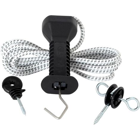 Kit portail électrique pour clôture en plastique 6 m