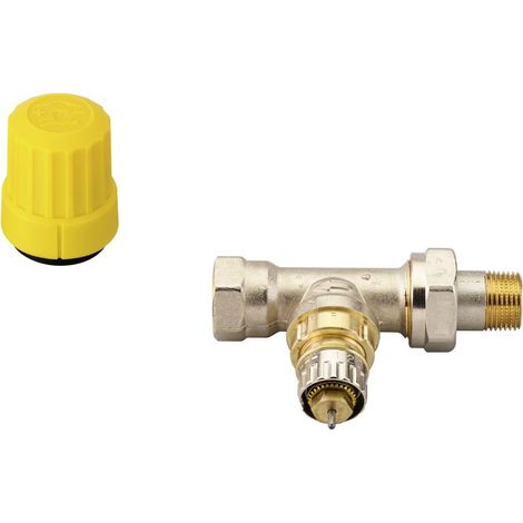 Danfoss Cuerpo de válvula RA-UR 10 R 3/8, Paso recto, Niquelado mate, 013G3298
