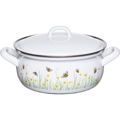 Riess Kasserolle mit Deckel 18cm,1.5L BIENE