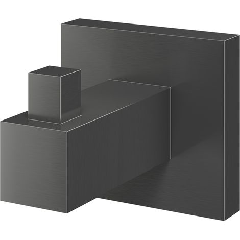 Colore Vector Gunmetal Grey Wall Mounted Robe Hook
