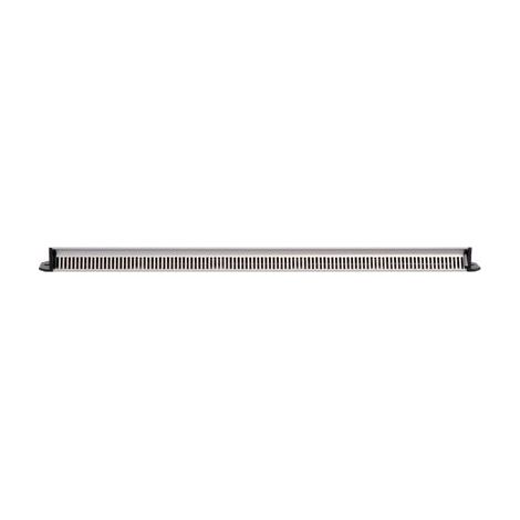 Grille d'entrée d'air autoréglable extérieure 471 aluminium - 22 m³/h - argent - 375 x 35 x 20 mm - RENSON