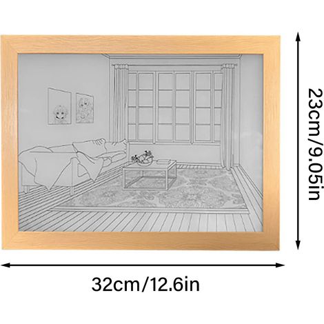 Peinture Lumineuse LED 3 Couleurs, Tableau Décoratif Moderne Minimaliste, Éclairage USB, Art Murale Phosphorescent pour Salon Chambre